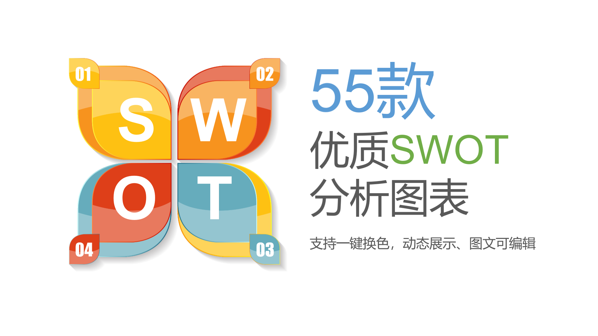 PPT模板SWOT分析