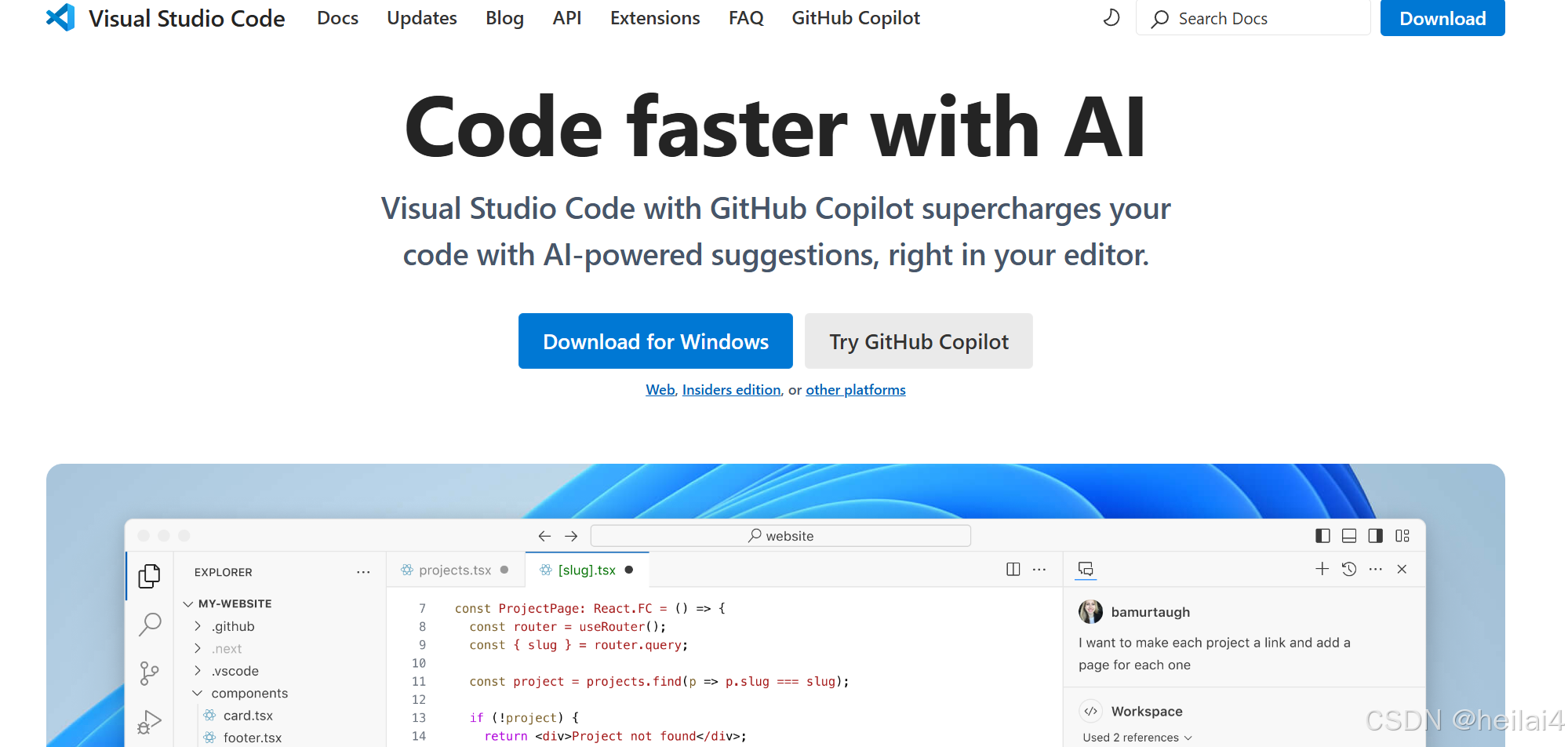 Visual Studio Code - Code Editing. Redefined