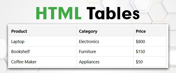 HTML Tables HTML Tables