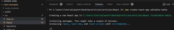 Create react app