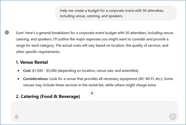 Manage the Budget