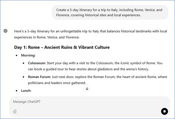 Travel Itinerary
