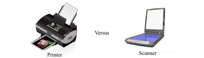 Difference between Printer and Scanner Printer Vs. Scanner