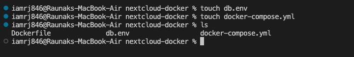 Setting up Nextcloud using Docker Compose 1
