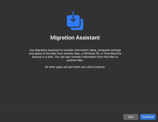 Migration Assistant not Working 2 Migration Assistant not Working 2