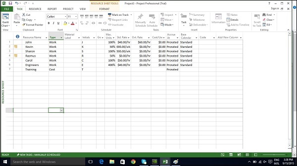 SetUp Resource