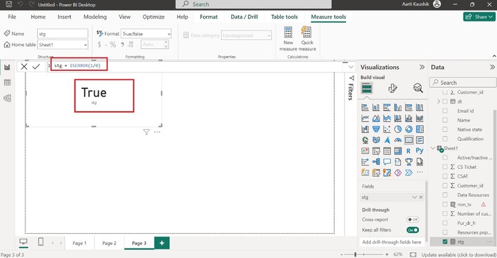 ISERROR Function