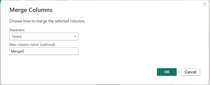Merging Columns 1