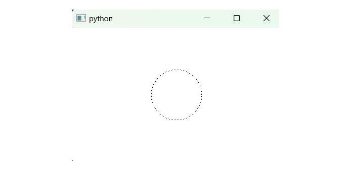 dotted circle