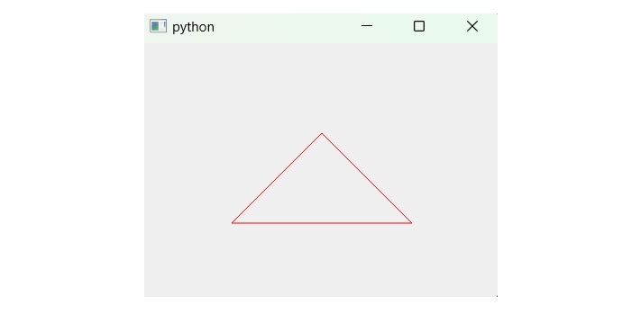 simple triangle