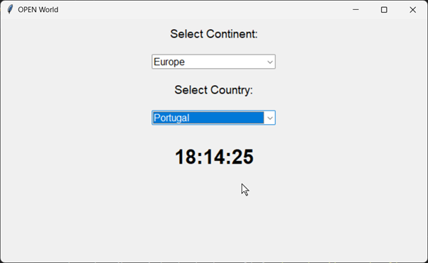 Continent Selection Continent Selection