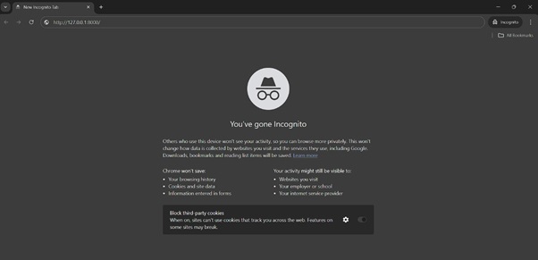 incognito mode incognito mode