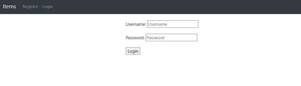 Login page Login page