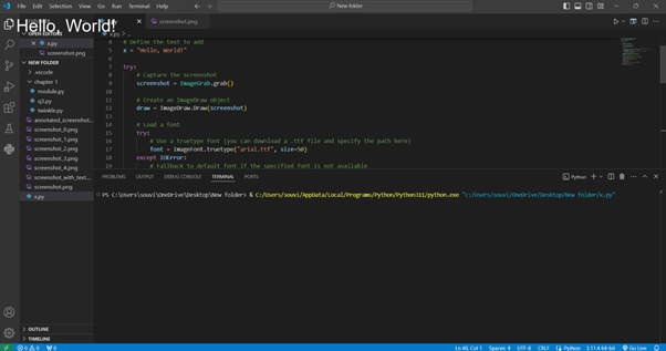 Screenshot Screenshot