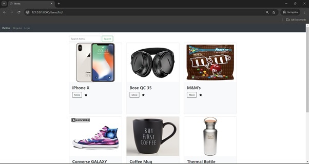 wishlist page wishlist page