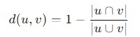 Jaccard Distance