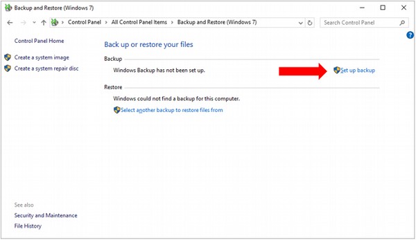 Set up Backup